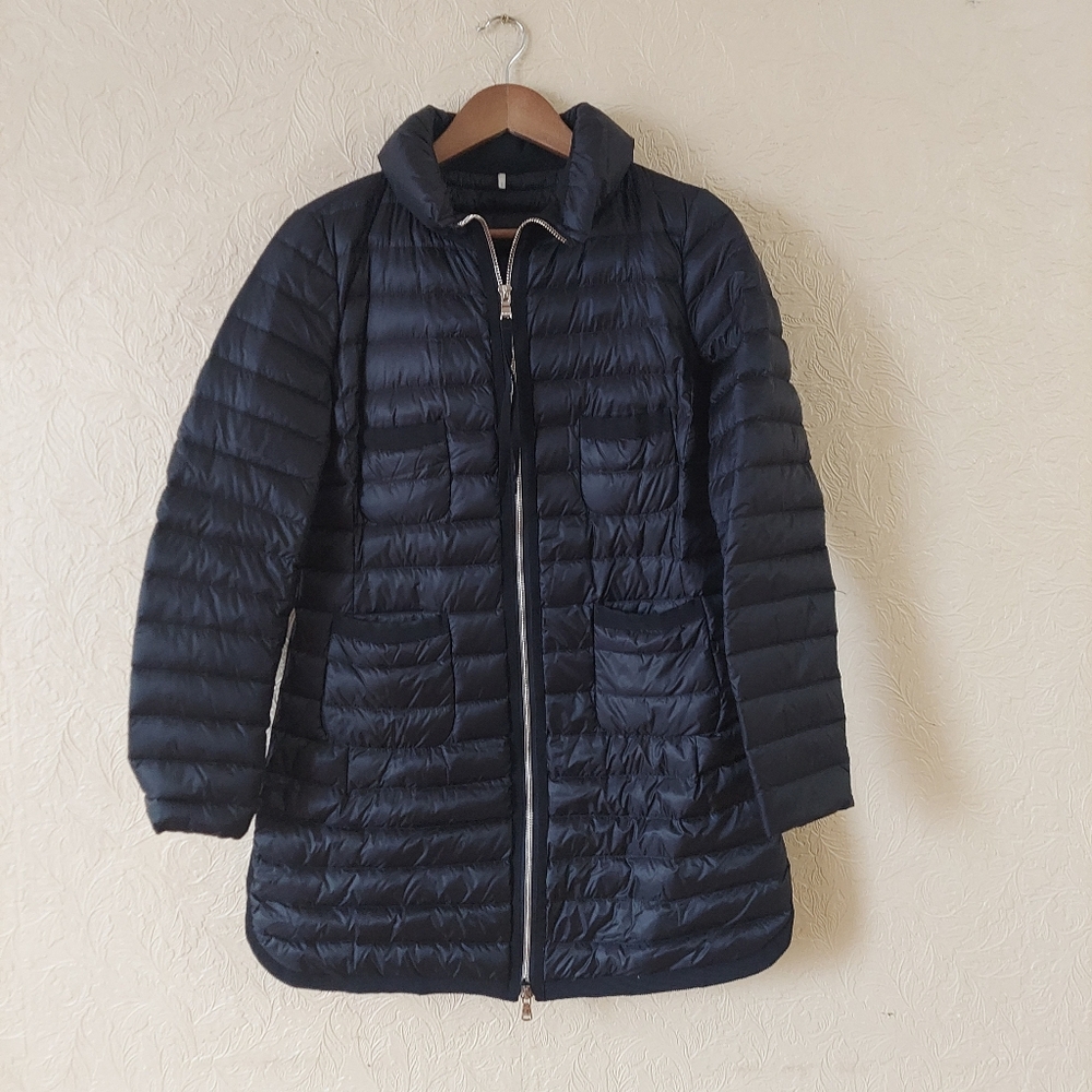 Moncler Women's Bogue Down Jacket Black Sz 2 (Medium) EUC